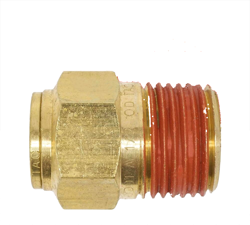 Fitting and Adapter 0.50" Brass M Conn 1/2 X 1/ - 177.13B688D | AAA40713B688D