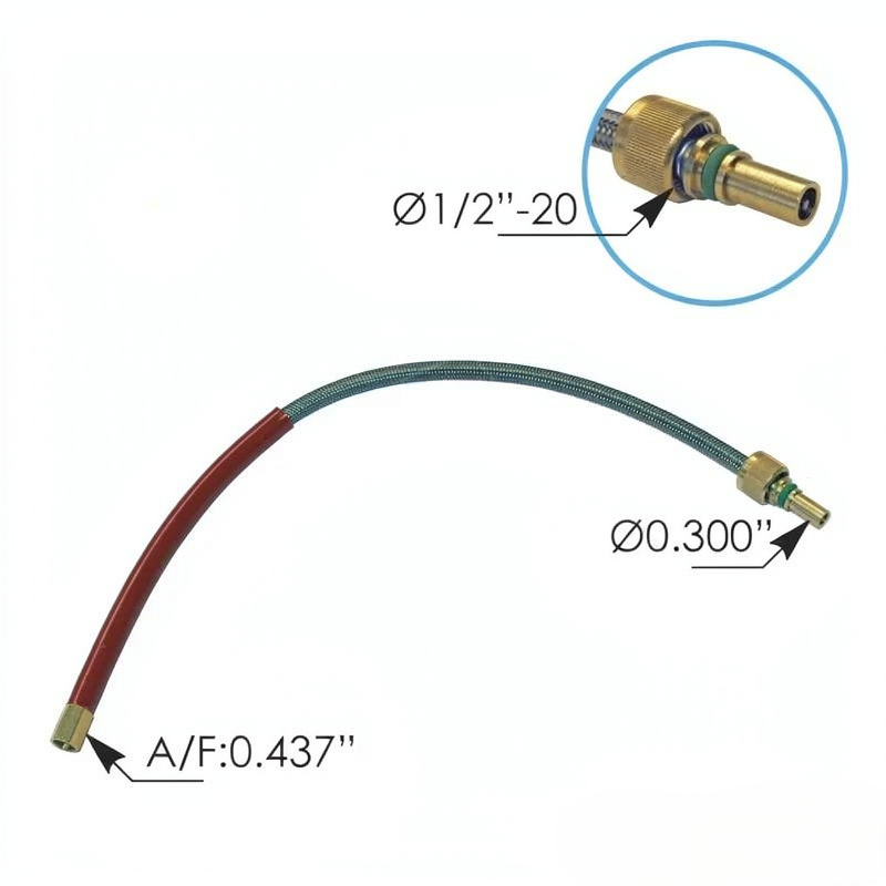 Tire Hose 16.50" Length - MHT2861 | 
