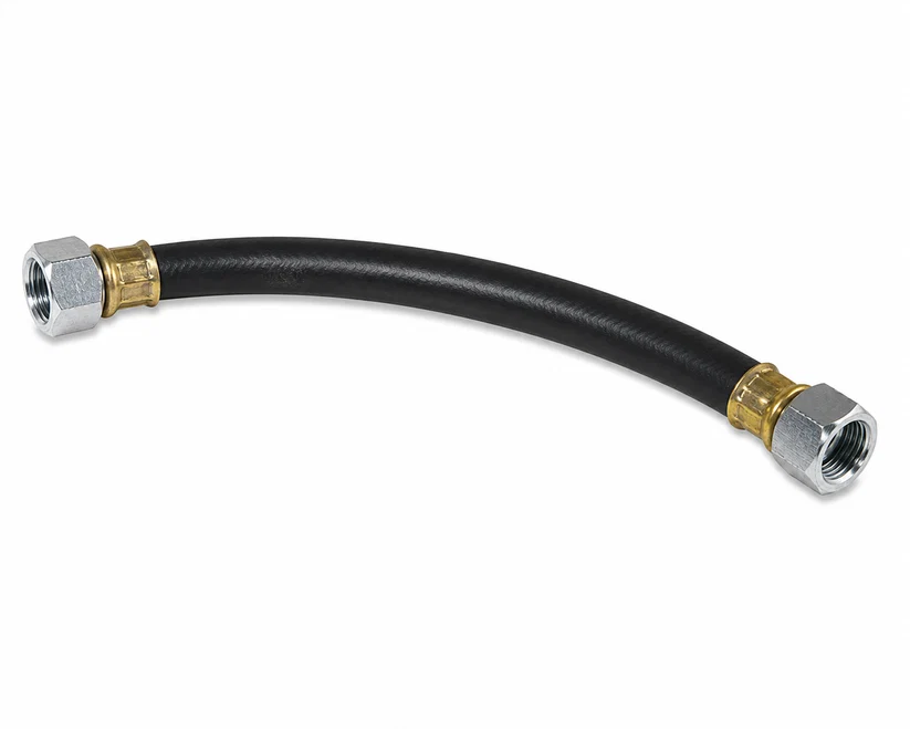 Air Brake Hose Assembly 0.38" ID 44.00" Dual Female Swivel SAE Size 6 Fitting - 177.7444 | 