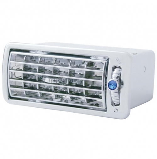 A/C Vent Blue Crystal Chrome - 41612 | 