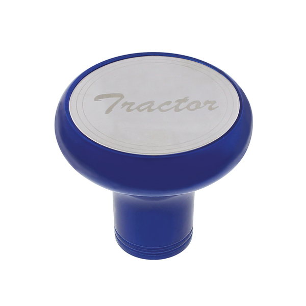 Air Valve Knob Large Aluminum with Stainless Steel plaque Screw-On - 22964 | 22964