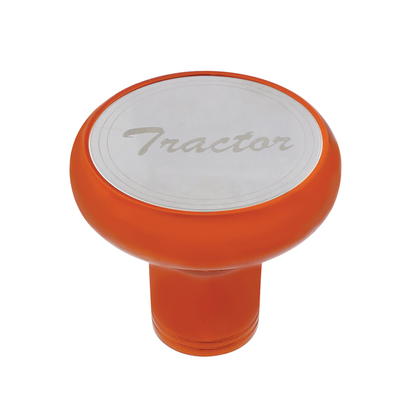 Air Valve Knob Large Aluminum with Stainless Steel Plaque Screw-On - 22966 | 22966