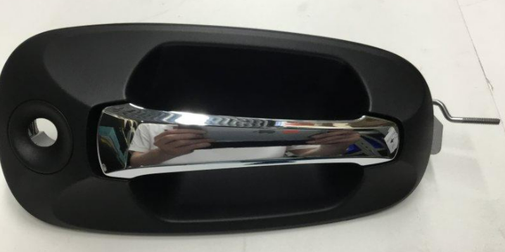 Door Handle Black Textured / Chrome Finish Bolt-On Right - HLK2834 | HLK2834