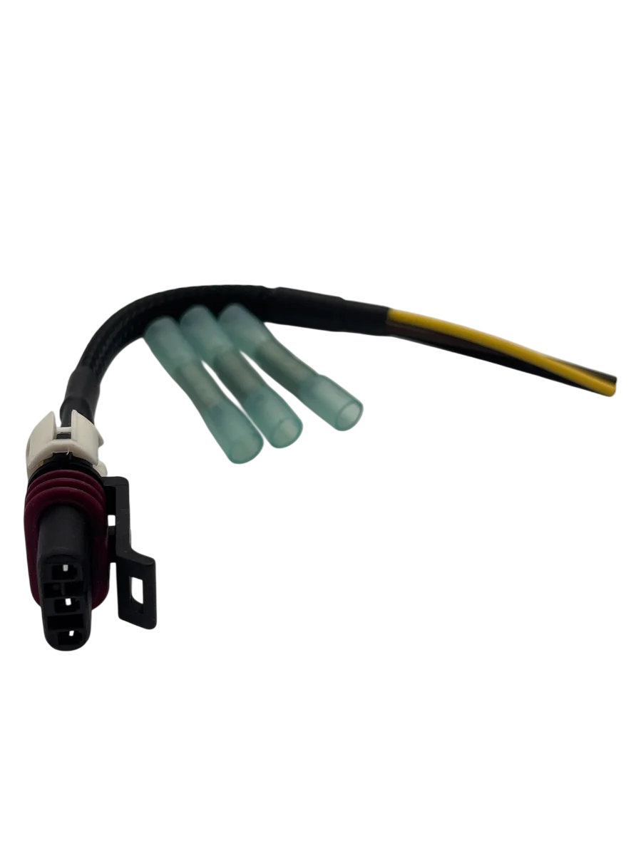 Electrical Connector 7.50" Automotive-Grade Thermoplastic Plug-In 3 Positions - 99122R | 577.99122R
