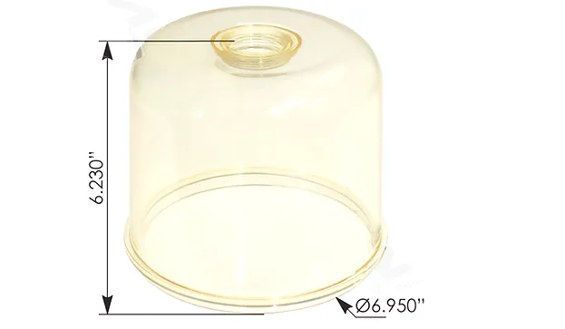 Fuel Filter and Water Separator Bowl Cover - 572.90244 | AAA45490244