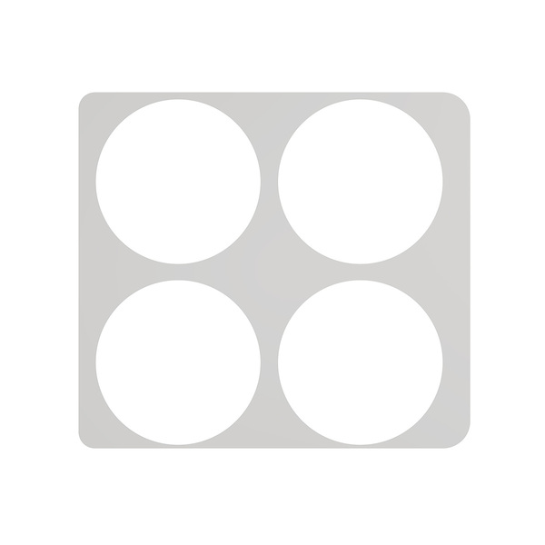 Instrument and Gauge Double Sided Tape On Back Highly Polished Stainless Steel - 21811 | AAA46321811