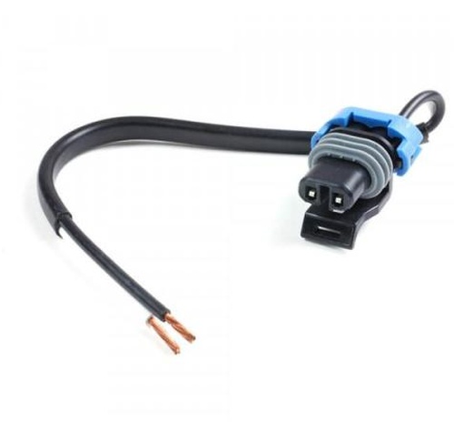 Pigtail-Wire Connector 16 AWG 8.25" Female Light Black / White 2 # of Wires - 571.PT161 | AAA473PT161