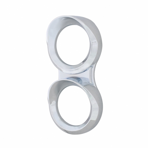 Visor 2 Gauge Count Chrome Plated Plastic - 42335 | AAA49042335