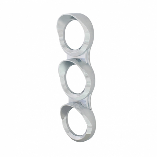 Visor 3 Gauge Count Chrome Plated Plastic - 42336 | AAA49042336