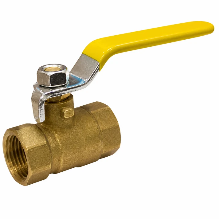 Ball Valve 0.50" Brass Manual Shut-Off NPT Inline - 177.4108 | AAA5254108