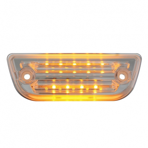 Amber LED Clear Lens Round Cab Lights for Peterbilt 579 2013-2018 - 36780 | AAA64436780