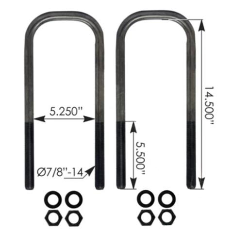 Specialty Bend U U-Bolt - AUBK8866-144 | AAA817AUBK8866-144